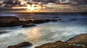 Sunset at MontaÃ±a de Oro Sunday December 13, 2009.